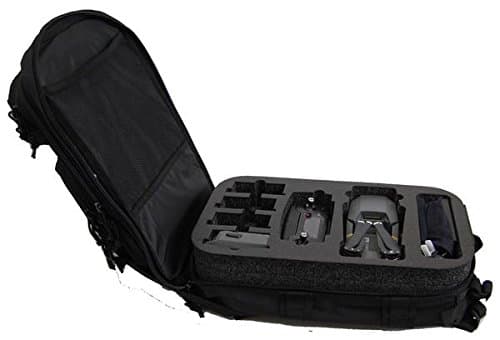 Microraptor Backpack with Custom Foam Designed to Fit DJI Mavic and Accessories-(Black)