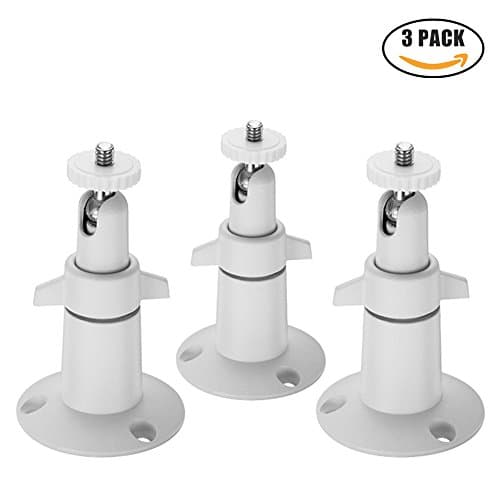 Jelune- Arlo Mount /Arlo Pro Mount, Security Camera Metal Wall/ Ceiling Mount, Adjustable Indoor/Outdoor Mount for Arlo, Arlo Pro, CCTV Camera and Other Compatible Models (3 Pack, Metal)