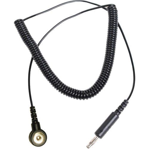 Trustat 04536 6' Coil Cord, 4Mm Snap