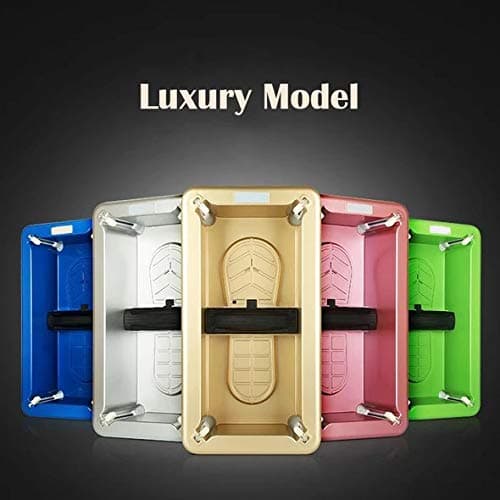 Automatic Shoe Cover Dispenser,Shoe Covers Machine with 100 Pack Disposable Boot & Shoe Covers - Durable, Water Resistant, non-slip, non-toxic, stretchable - One Size Fit Most (Silver)