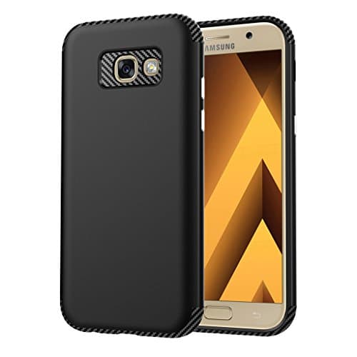 Galaxy A5 2017 Case, ARRYNN Slim Fit[Lightweight]Anti-Scratch Shockproof Dual layer Protective Bumper Case for Samsung Galaxy A5 2017(Black)