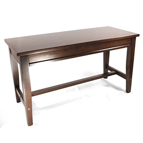 Frederick Extended Upright Piano Bench - Walnut Satin