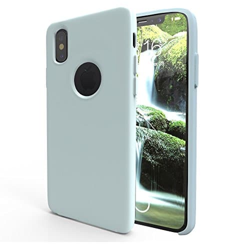 Forzate | Apple iPhone X 2017 Edition Silicone Case | Water Green - Thin, Soft, Protective Phone Cover