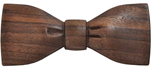 Slim Timber Men's Wood Bow Tie (Walnut)