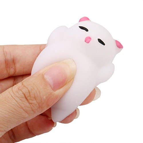TOPUNDER Squishy Scented Hand Squeeze Slow Rising Stress Relief Silly Toys for Kids Adults A (Pink)