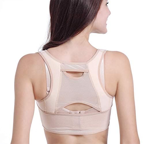 Age Care Women's Back Posture Correction & Upper Shoulder Spine Corrector Support Belt - 1 Pcs (Beige M : (65-75 Cm))