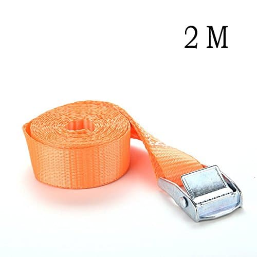flower in rain 1 pcs Cam Tie Down Straps Cargo Luggage Nylon Bag Belt Metal Buckle,2 meters long