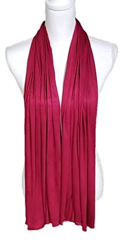 Nice Lady Womens Lightweight Basic Kuwaiti Cotton Jersey Stretch Hijab Scarf