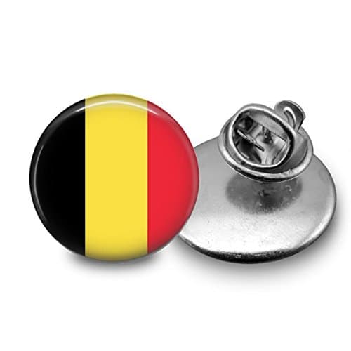 Belgium Flag Lapel Pin 1 Inch
