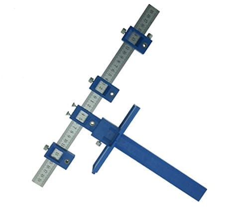 Bluedophin Drill Guide Sleeve Cabinet Hardware Jig Drawer Pull Jig Wood Drilling Dowelling Hole Saw Master System