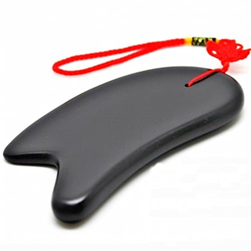 Gua Sha Scraping Massage Tools Black Bian Stone Needle Gossip