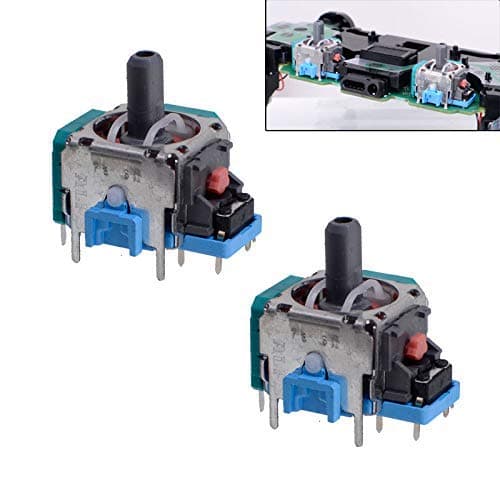 2 x Analog Sensor Module 3D Joysticks for Sony PS4 Dualshock 4 Playstation 4 DS4 and Xbox One Controller Repair Part