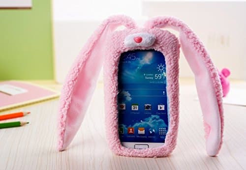 3D Cute funny rabbit Cool Plush Toy Doll Cover Case For Smart Mobile Phones(r Sony Xperia L experia S36H / C2104 / C2105)