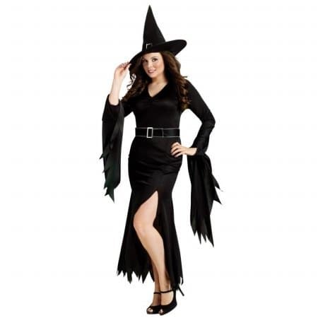 FunWorld Plus-Size Gothic Witch Costume