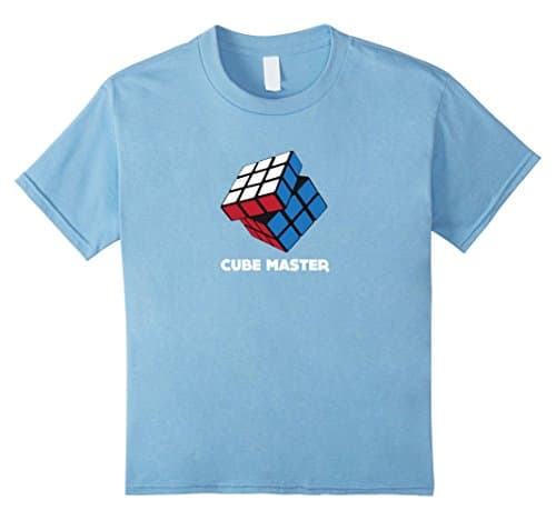 Kids Cube Master Speed Cube tshirt for Adults and Kids Speedcube 12 Baby Blue