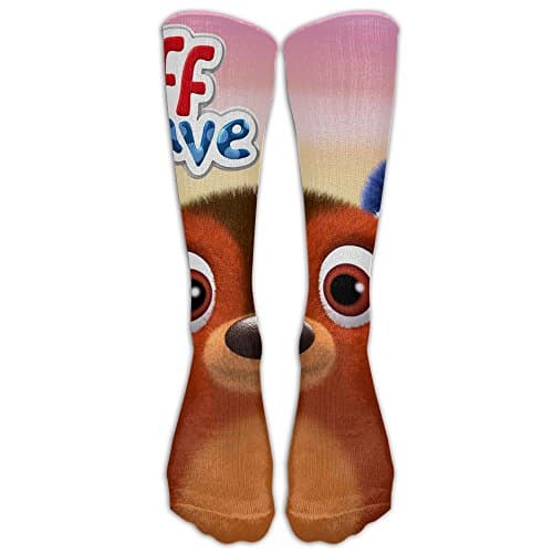 Ruff Ruff Tweet And Dave 1 Pair Over-The-Calf Socks Cosplay Socks Knee High Lightweight Ribbed Dress Stockings