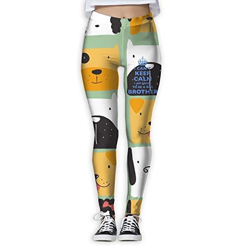 I Can't Keep Calm I Am Going To Be A Big Brother Yoga Pants, Womens Power Flex Yoga Pants Capris,Lightweight 3D Printed Yoga Leggings