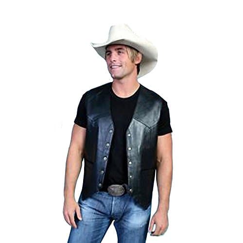 ScullyMen's Lamb Leather Vest - 503-189