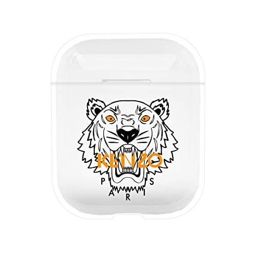 Apple Airpod (1&2) Case 2020 Case Hard Plastic Full Protector High Fashion Brands For Teens Boys Girls Fashion Clear Case Shockproof Designer Protective Cover Compatible with Wireless Charging