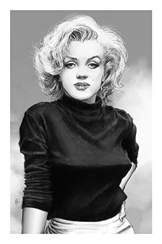 I few hours with Ms Monroe Giclee print from a pencil drawing