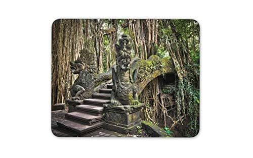 Dragon Bridge Bali Mouse Pad - Monkey Forest Sanctuary Mousepad Mouse Mat Gift Computer -14136