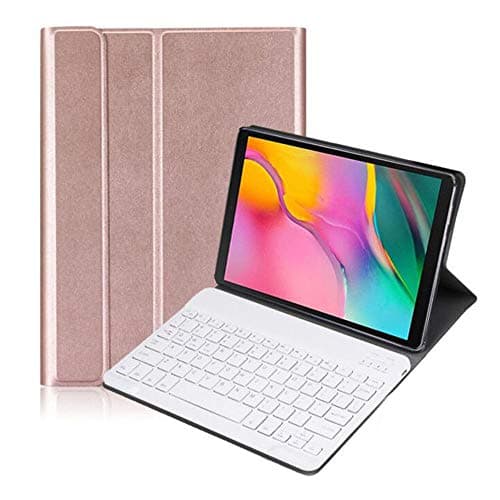 for Samsung Galaxy Tab S5E 10.5 2019 Keyboard Case,Ultra-Thin Wireless Bluetooth Keyboard Folio Smart Leather Silim Cover Case for SM-T720 SM-T725 T720 T725 (Rose Gold)