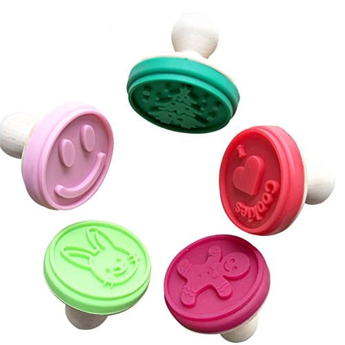 Minchsrin Cookie Stamps Set 5 Stamps Including