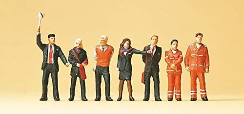 Preiser 10407 Sbb Train Personnel (7)