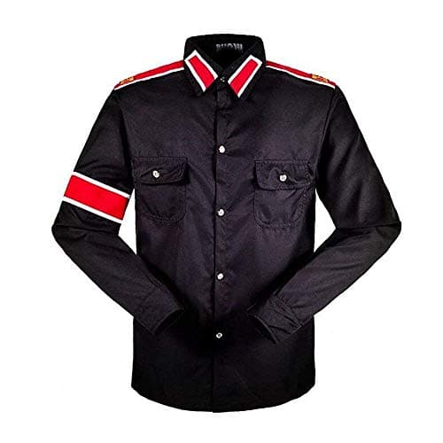 Costume for Michael Jackson CTE Shirts Black/White/red