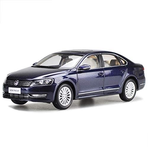 XIANWEI Car Model / 1:18 Simulation Die Cast Alloy Model/For Volkswagen New Passat Models/Toy Car/Ornaments/Color Optional (Color : Blue)