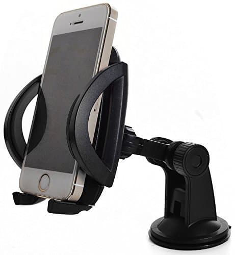 SILO Universal Car Mount Cell Phone Holder Fully Adjustable up to 4 Inch Wide