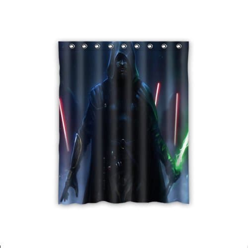 Personalized Custom Best Star Wars The Force Awakens Window Curtains/Drape/Panels/Treatment Thermal Insulated Blackout Window Curtains 52" x 63" Inch