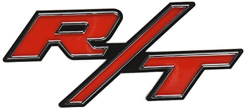 R/T Decorative Emblems - R/T Rear Emblem in Red for Dodge Charger 4806323AA OEM