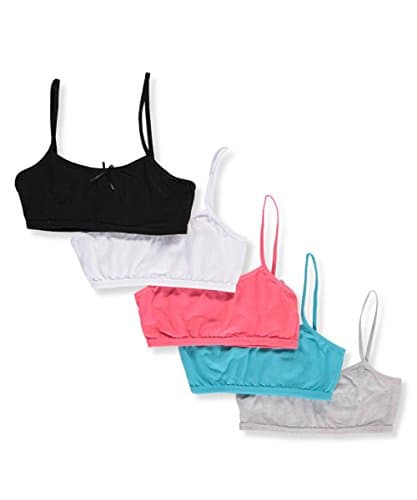 Big Girls' 5-Pack Bralettes