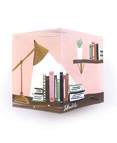 Idlewild Library Design Sticky Note Self Stick Cube