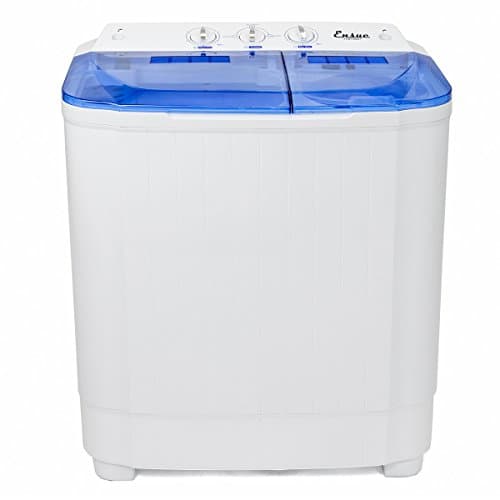 Ensue Mini Portable Washer Machine Electric With Spin Cycle 8 LBS Laundry Load