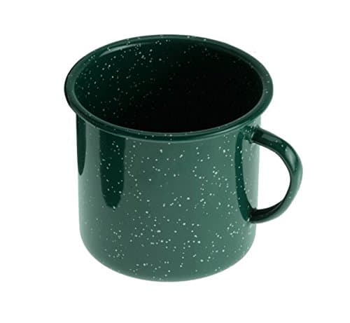 GSI Outdoors 24 Fl Oz Green Graniteware Cup Enamelware Mug
