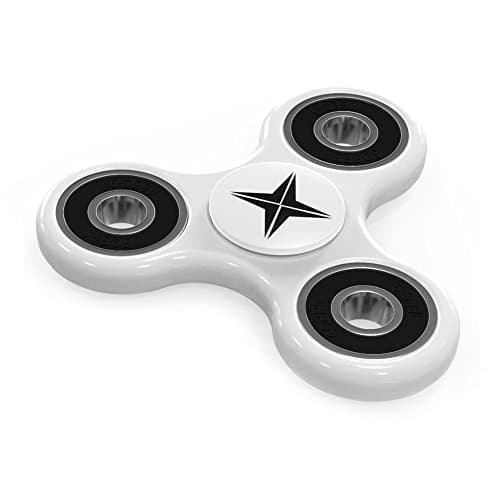 EXHEED S3 Anti Anxiety 360 Fidget Spinner Prime (1 Pack) Best Hand EDC Fidgeter Stress Relief ADHD Boredom Toy Spinners for Kids, Adults - USA Seller Top Quality Material, White
