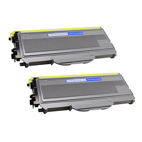 EBY 2 Pack New Replacement Compatible Brother TN360 TN-360 TN330 TN-330 Black High Yield Laser Toner Cartridge for HL-2140 HL-2150N HL-2170W DCP-7040 MFC-7320 MFC-7340 MFC-7345N MFC-7440N Printers