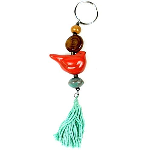 Global Craft Boho Bird Keychain - Imani Workshop (J)