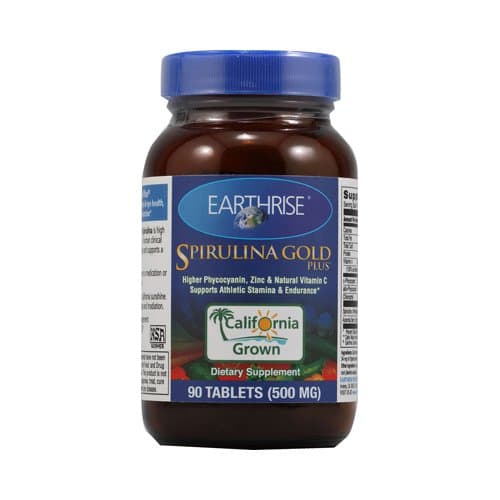 New - Earthrise Spirulina Gold Plus - 90 Tablets