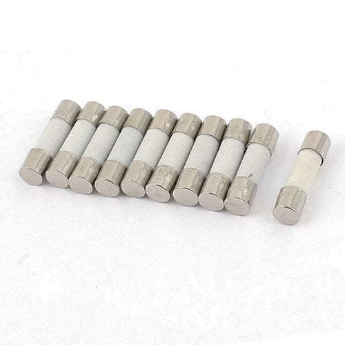 2 Amp CERAMIC FUSE - SLOW BLOW (Time-Delay) 20mm x 5mm - T2AH250V - T 2AH 250V (5)