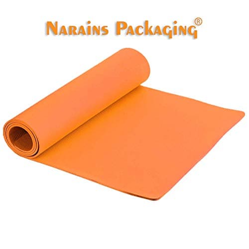 Narains Packaging Yoga Mat with Carrying Strap Extra Large Non-Slip, Moisture-Resistant, and Cushioned Yoga, Gym Mat…