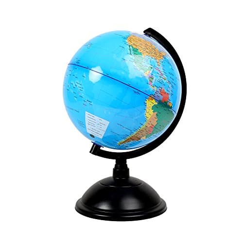 Educational Desk Globe, 8 x 12 inches, Blue