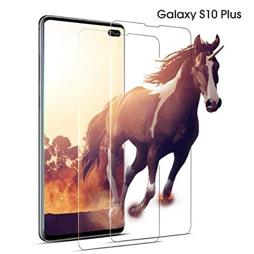 DOSNTO Galaxy S10 Plus Screen Protector [2 Pack], TPU Protective Film Cover, [Bubble-Free][Full-Coverage] Easy Installation Compatible with Galaxy S10 Plus