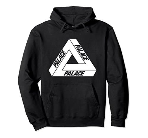 Unisex Palace Triangle Pullover Hoodie Small Black