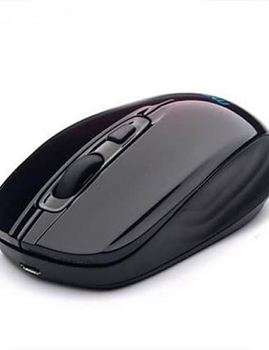 Dnhdg® 1600dpi 3D 2.4ghz 6-Button USB charge of The Game mouse cordless mouse Wireless desktop computer pc Laptop Color pink - pink