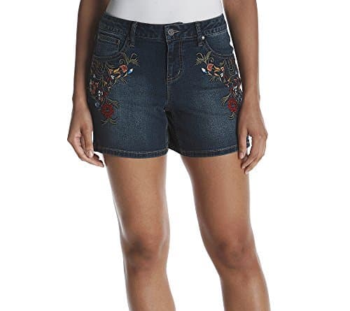 Earl Jean Floral Embrodered Short 14