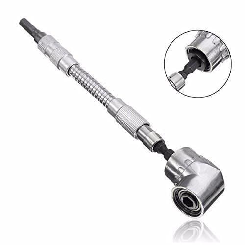 105 Degrees 1/4 Inch Hex Shank Drill Bit Angle Driver With Flexible Screwdriver Extension Bit Holder