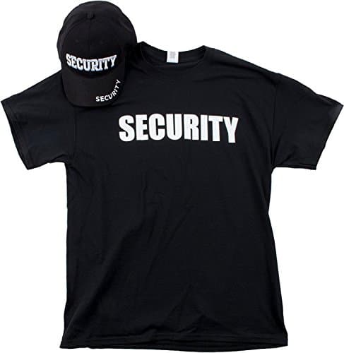 Security Hat &amp; T-Shirt Bundle | Matching Security Guard Officer Uniform Kit